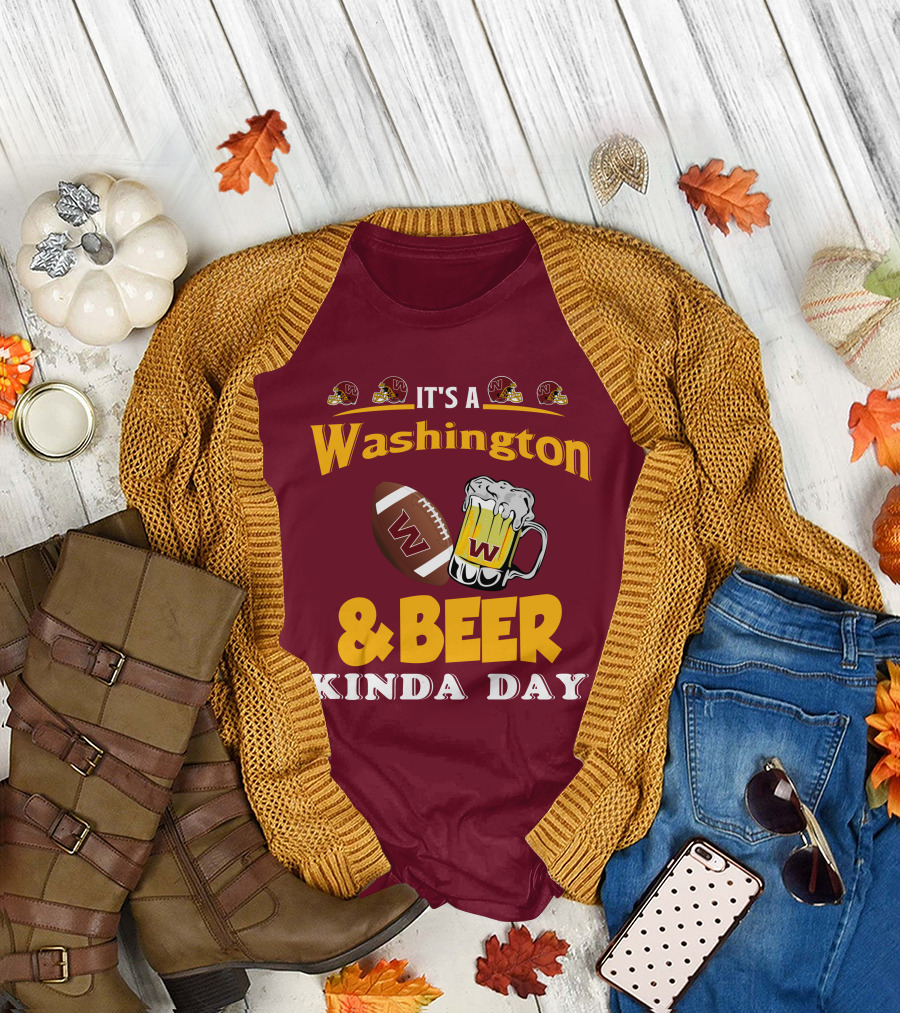 Washington Football and Beer Celebration Day T-Shirt