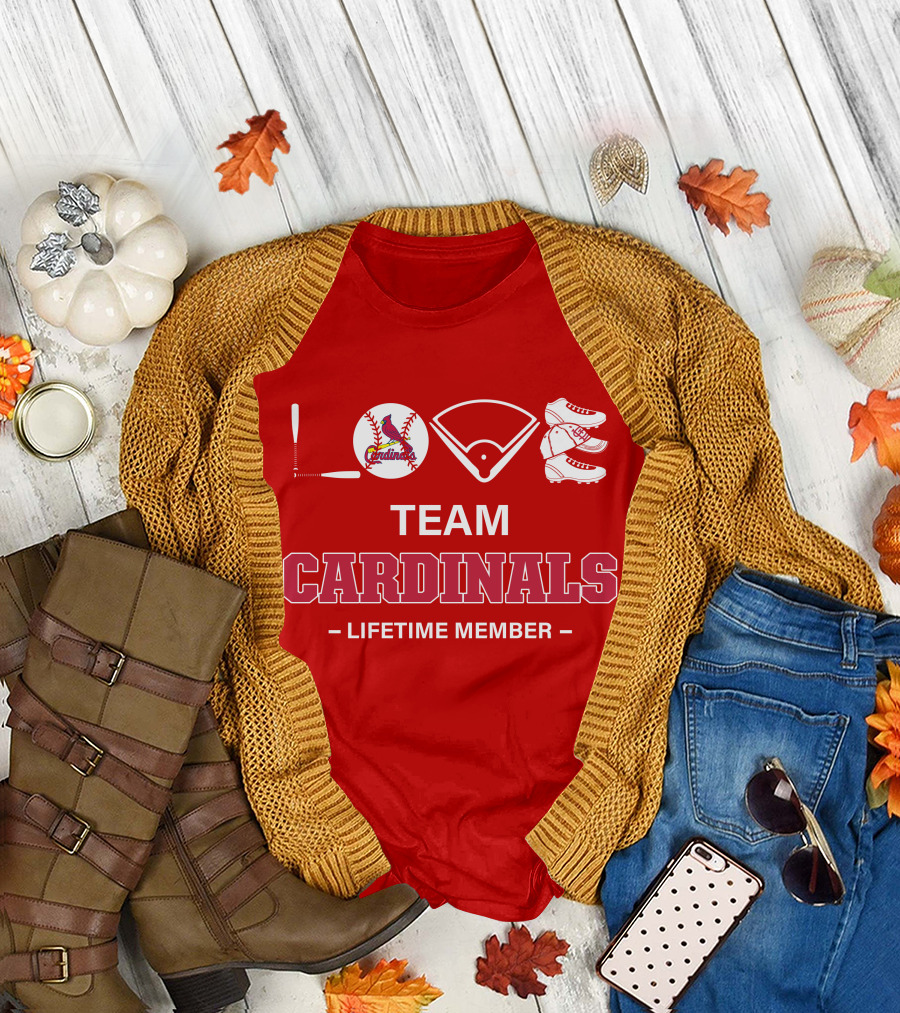 LOVE Team Cardinals Lifetime Member T-Shirt