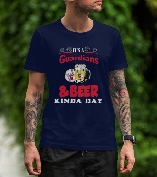 It's A Cleveland Guardians And Beer Kinda Day Baseball Mug T-Shirt