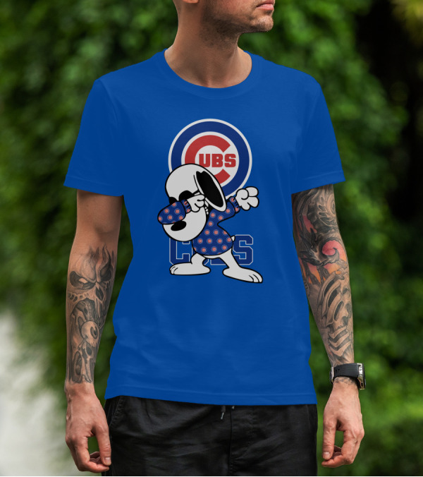 Chicago Cubs Snoopy Dabbing T-Shirt