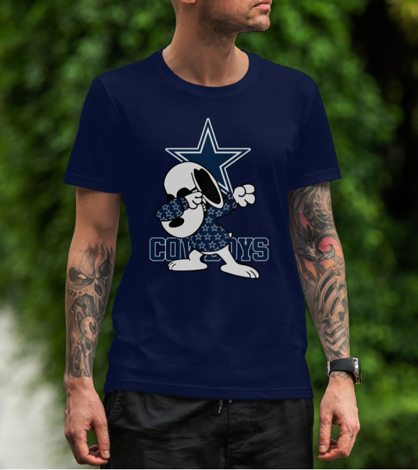 Dallas Cowboys Snoopy Dabbing Star T-Shirt