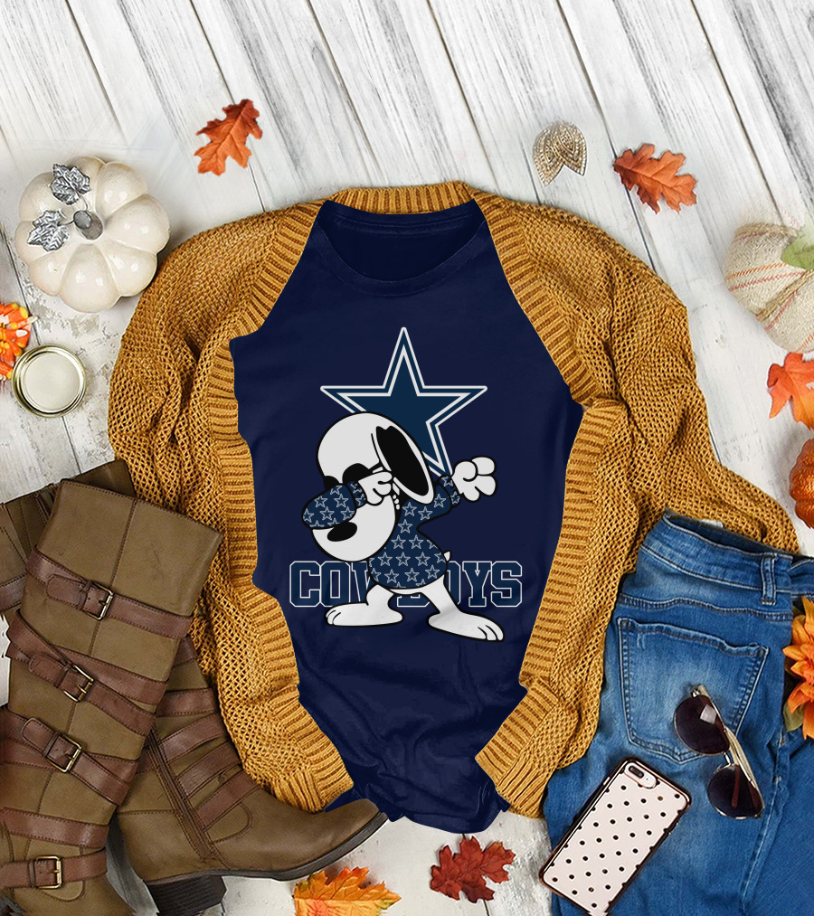 Dallas Cowboys Snoopy Dabbing Star T-Shirt