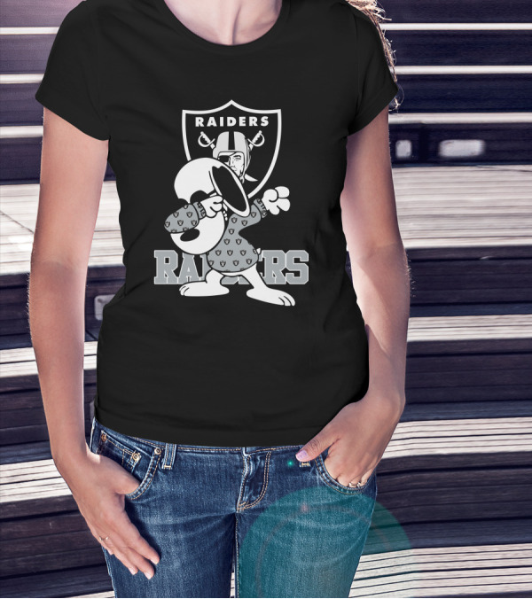 Las Vegas Raiders Snoopy Dabbing Raiders T-Shirt