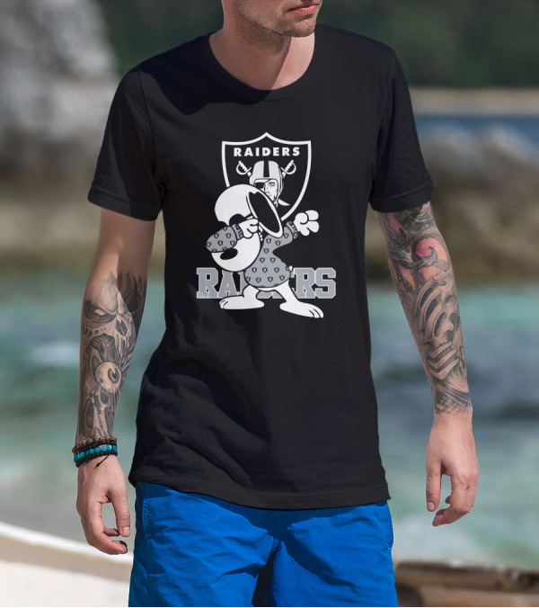 Las Vegas Raiders Snoopy Dabbing Raiders T-Shirt