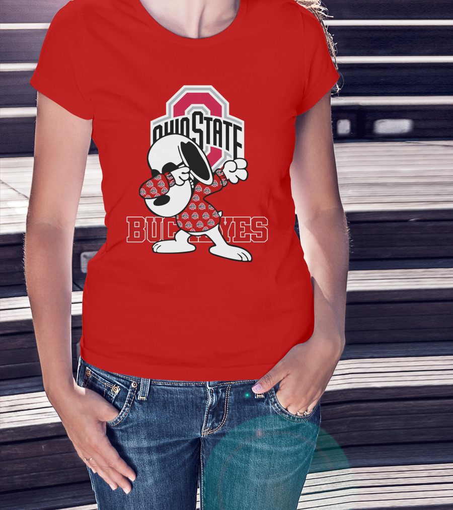 Ohio State Buckeyes Snoopy Dabbing T-Shirt