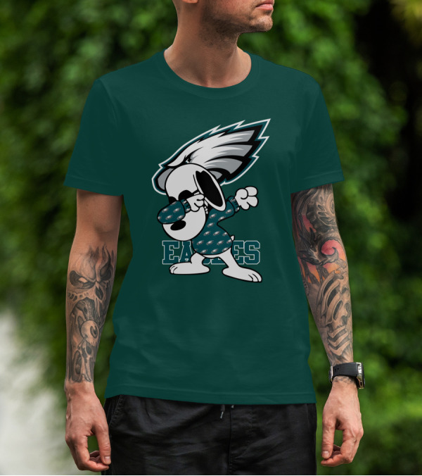 Philadelphia Eagles Snoopy Dabbing Mascot T-Shirt