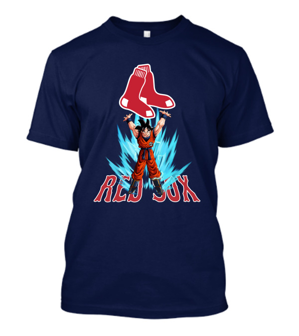 Boston Red Sox Goku Super Saiyan Transformation Socks T-Shirt