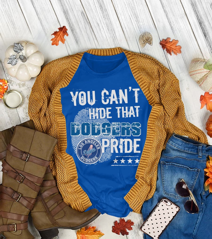 You Can't Hide That Los Angeles Dodgers Pride With Stars T-Shirt