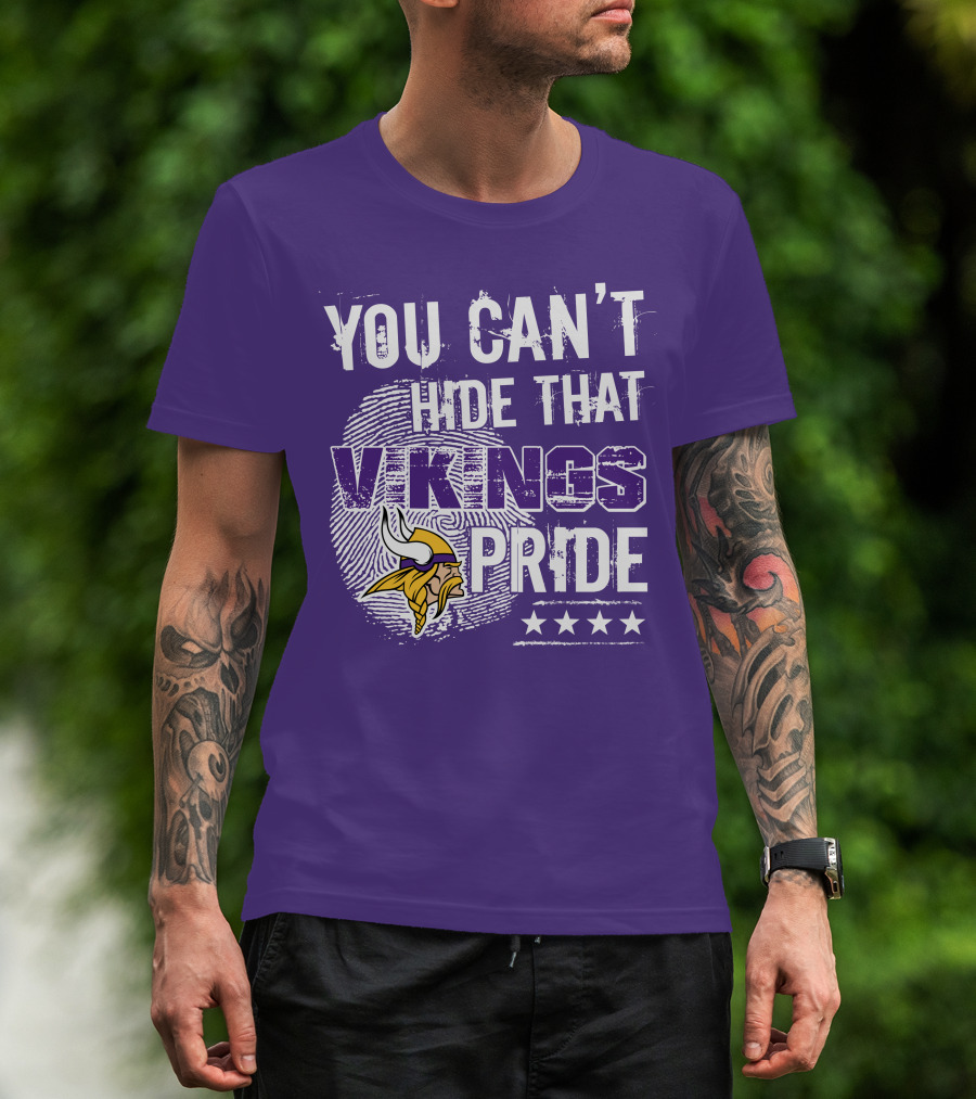 You Can't Hide That Vikings Pride With Iconic Minnesota T-Shirt
