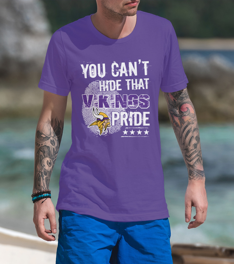 You Can't Hide That Vikings Pride With Iconic Minnesota T-Shirt
