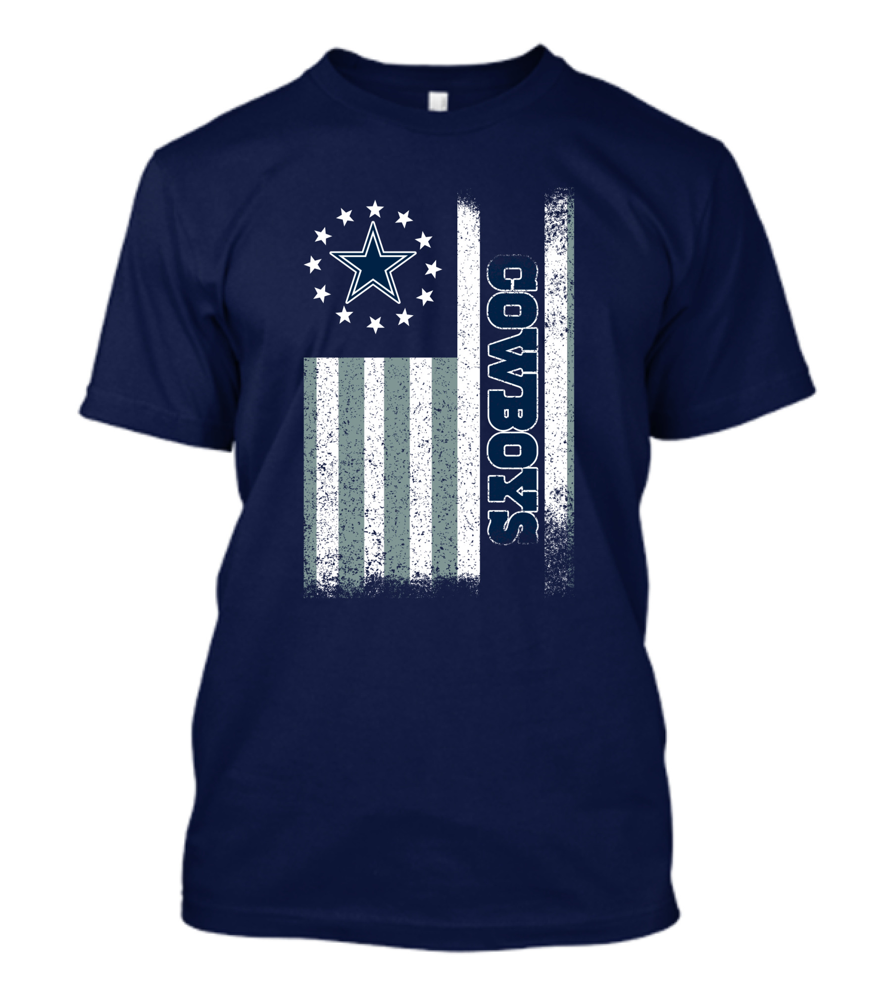 Dallas Cowboys American Flag Star Stripes T-Shirt