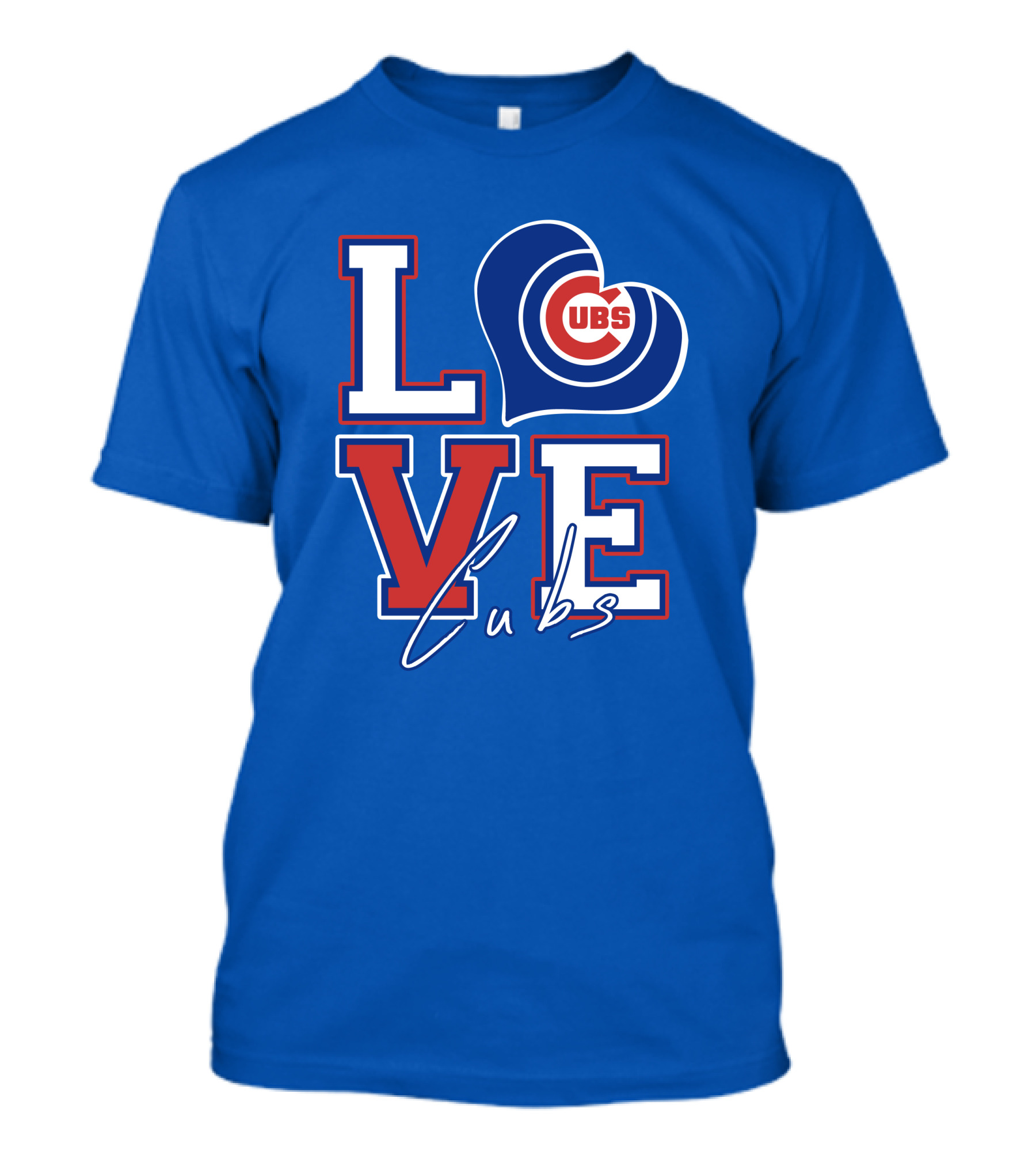 LOVE Cubs Heart Chicago Cubs T-Shirt