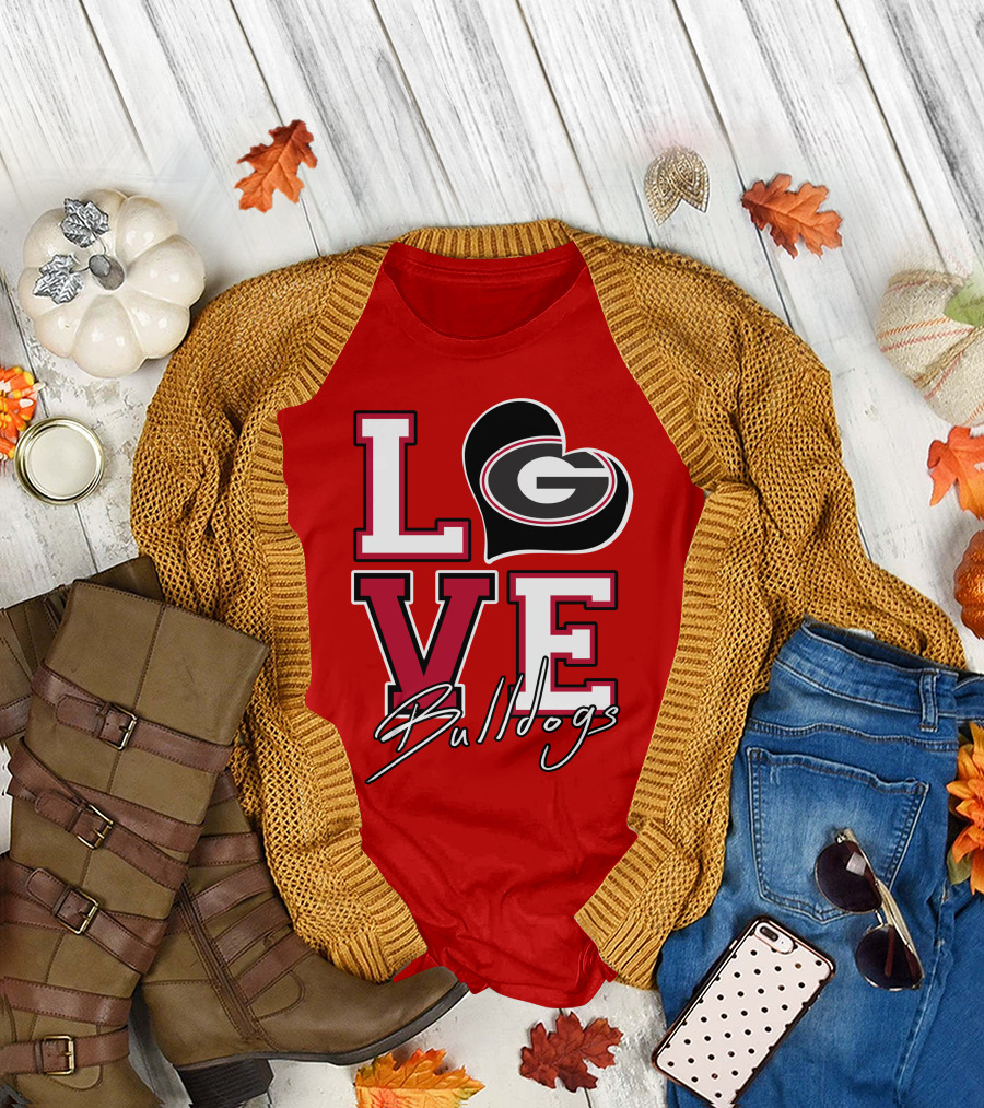 LOVE Georgia Bulldogs T-Shirt