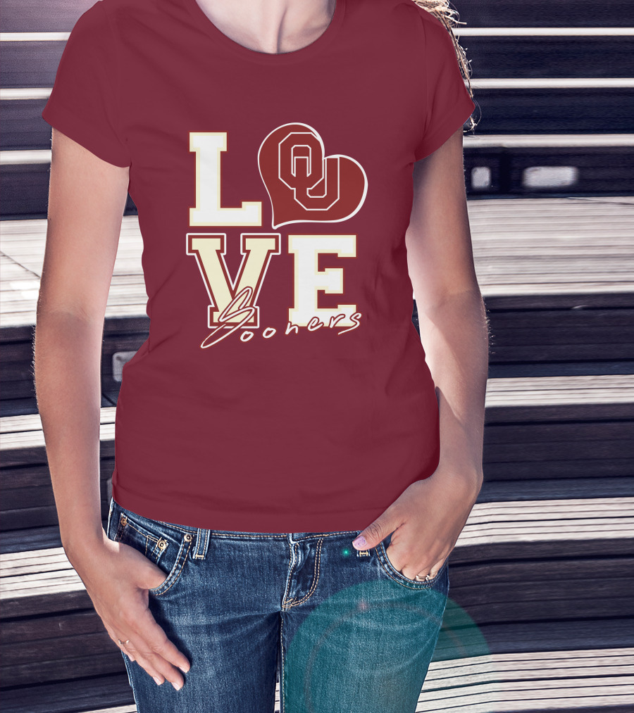 Love OU Heart Sooners T-Shirt
