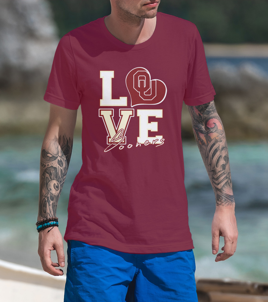 Love OU Heart Sooners T-Shirt