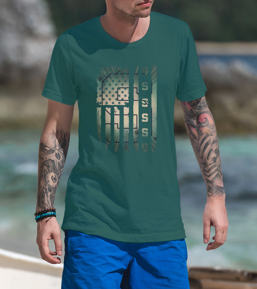 Michigan State Spartans Stars And Stripes S T-Shirt