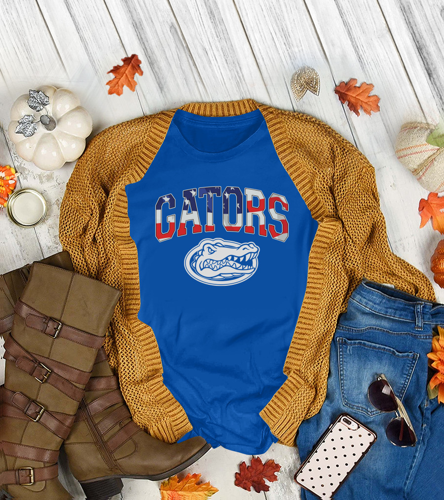 Gators American Flag T-Shirt