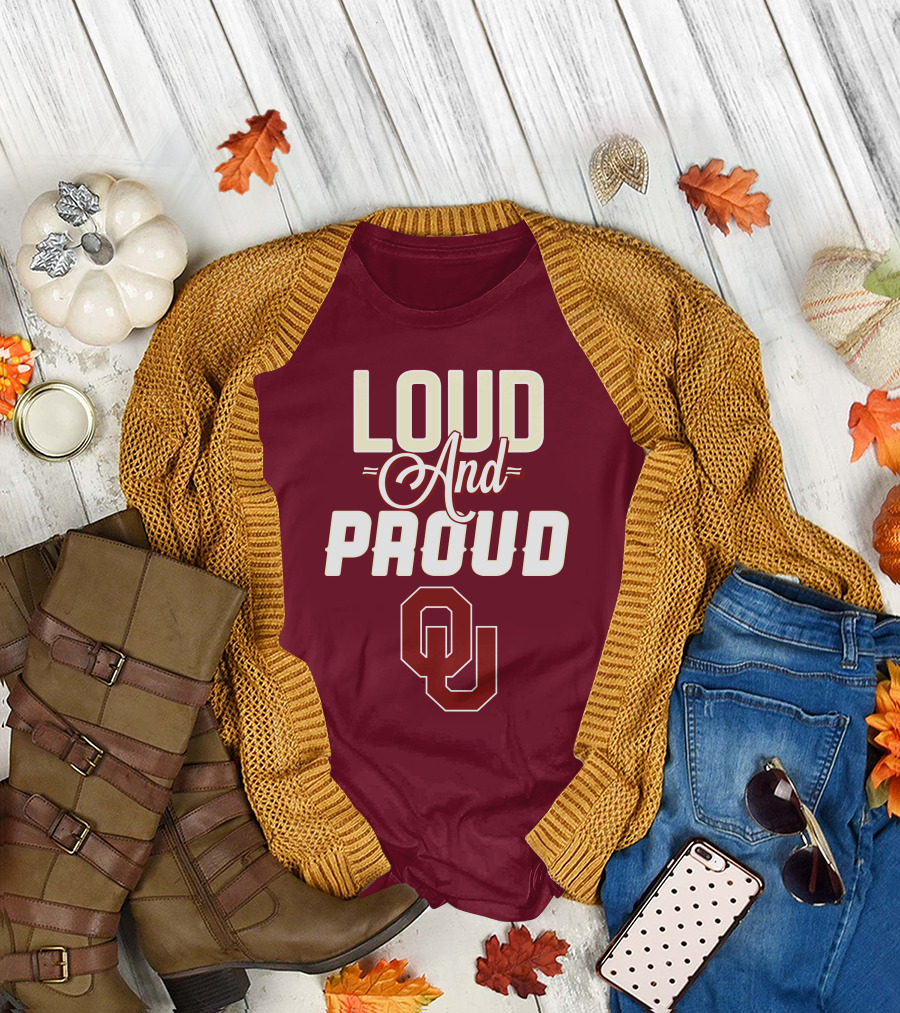Loud and Proud OU Oklahoma Sooners T-Shirt