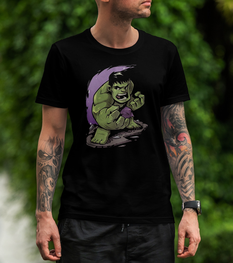 Hulk Marvel Comics Angry Green Superhero T-Shirt