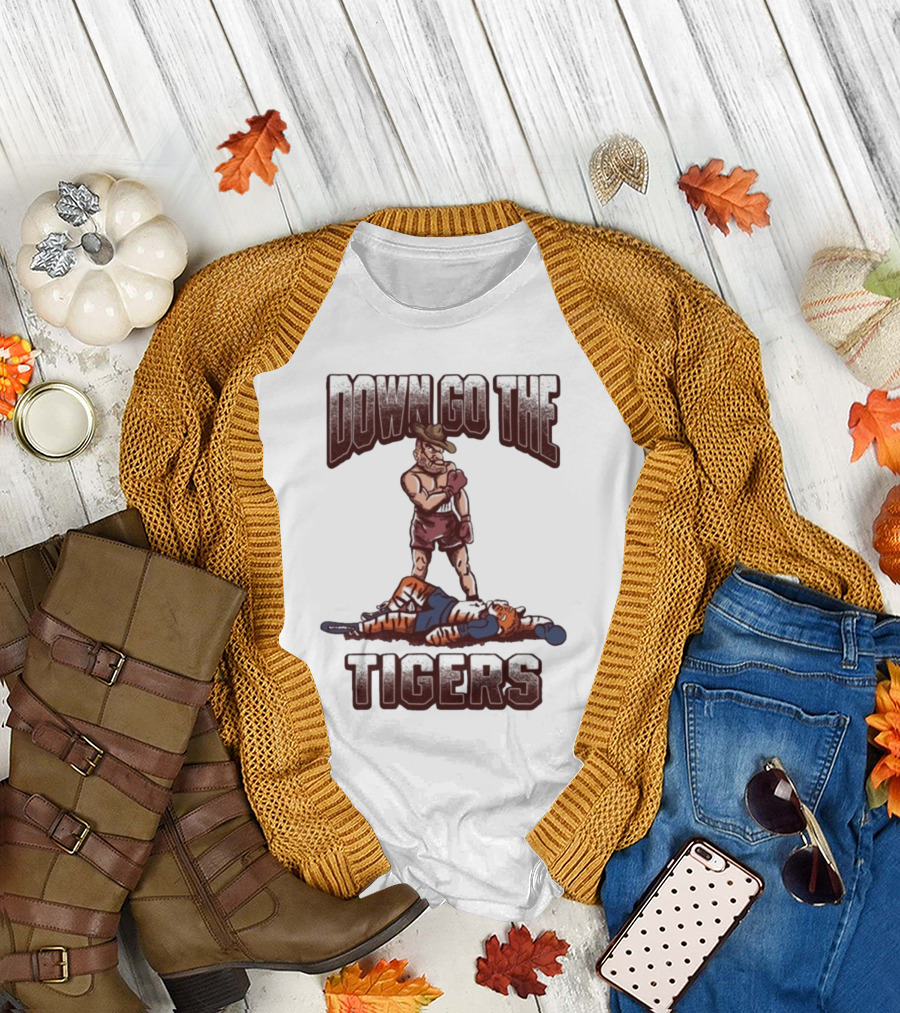 Texas A&M Aggies Down Go The Auburn Tigers 2025 T-Shirt