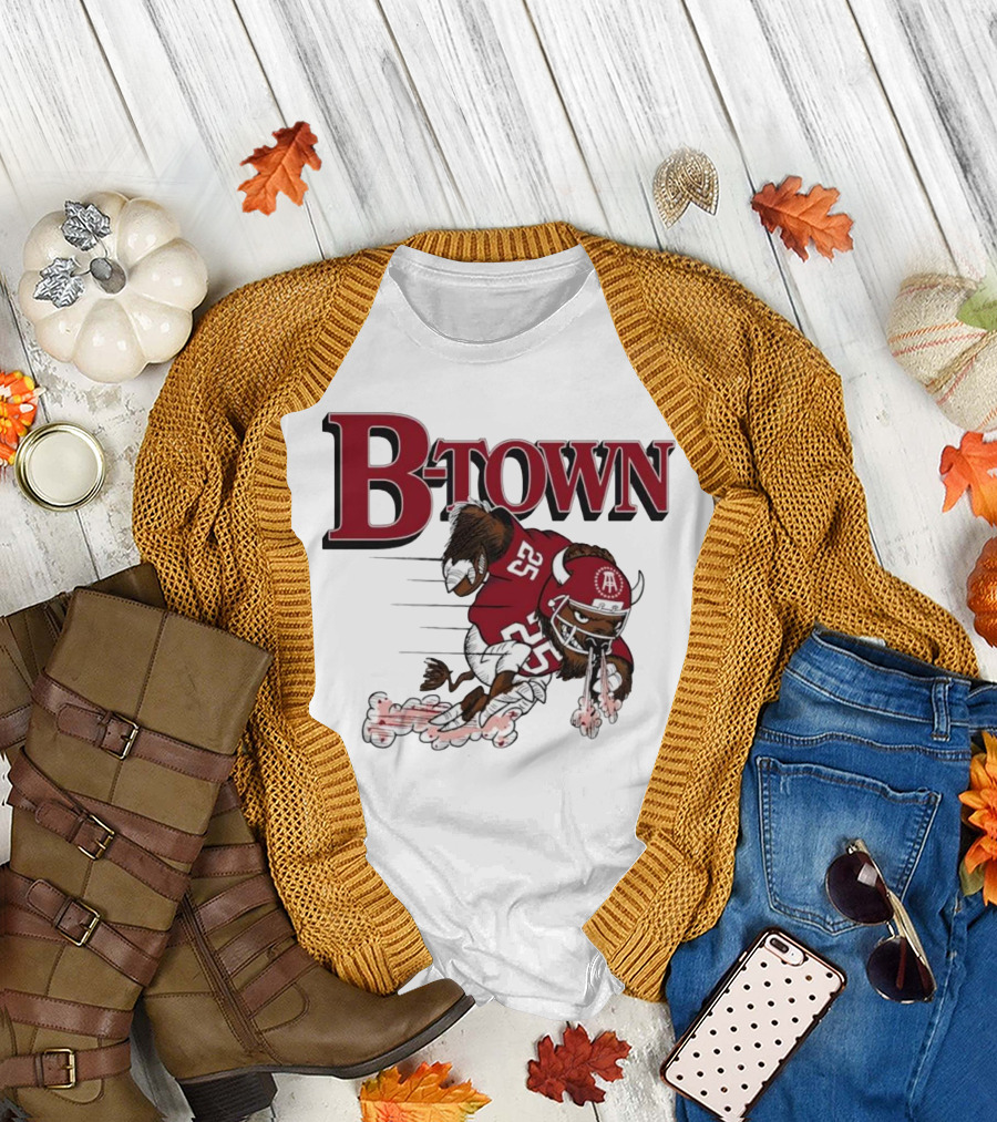 B-Town Bison Football Indiana Sooners 25 T-Shirt