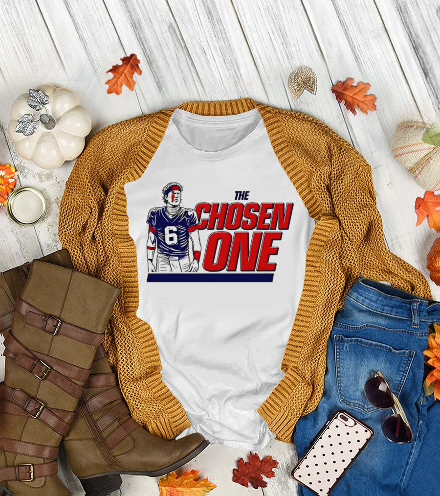 Jaxson Dart New York Giants The Chosen One T-Shirt