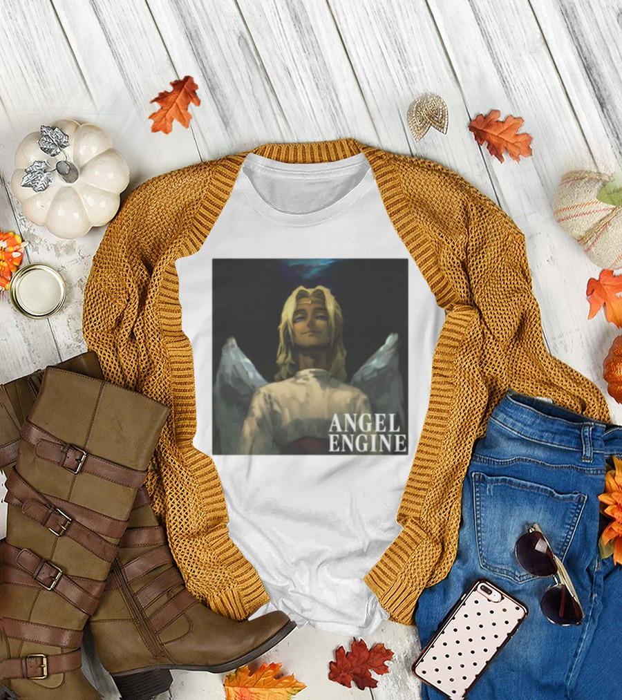Angel Engine Uriel Angelic Wings Character T-Shirt