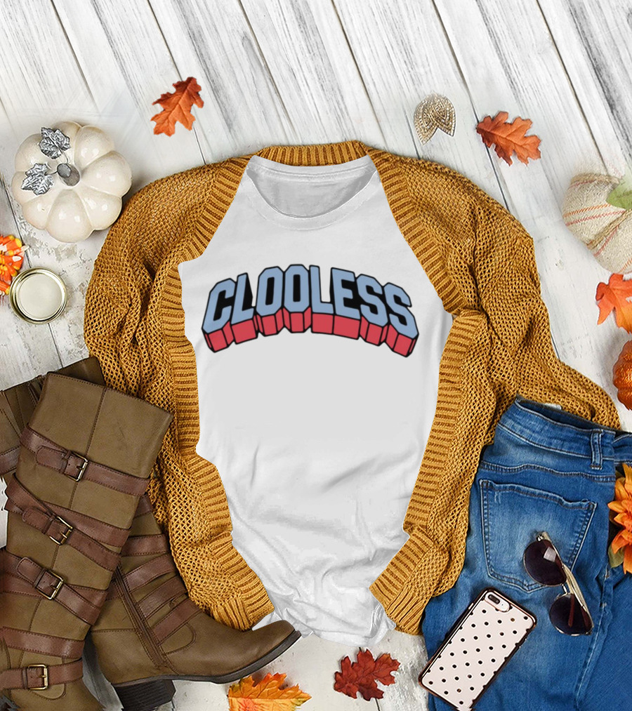 Clooless Podcast Block Party Retro Style Text T-Shirt