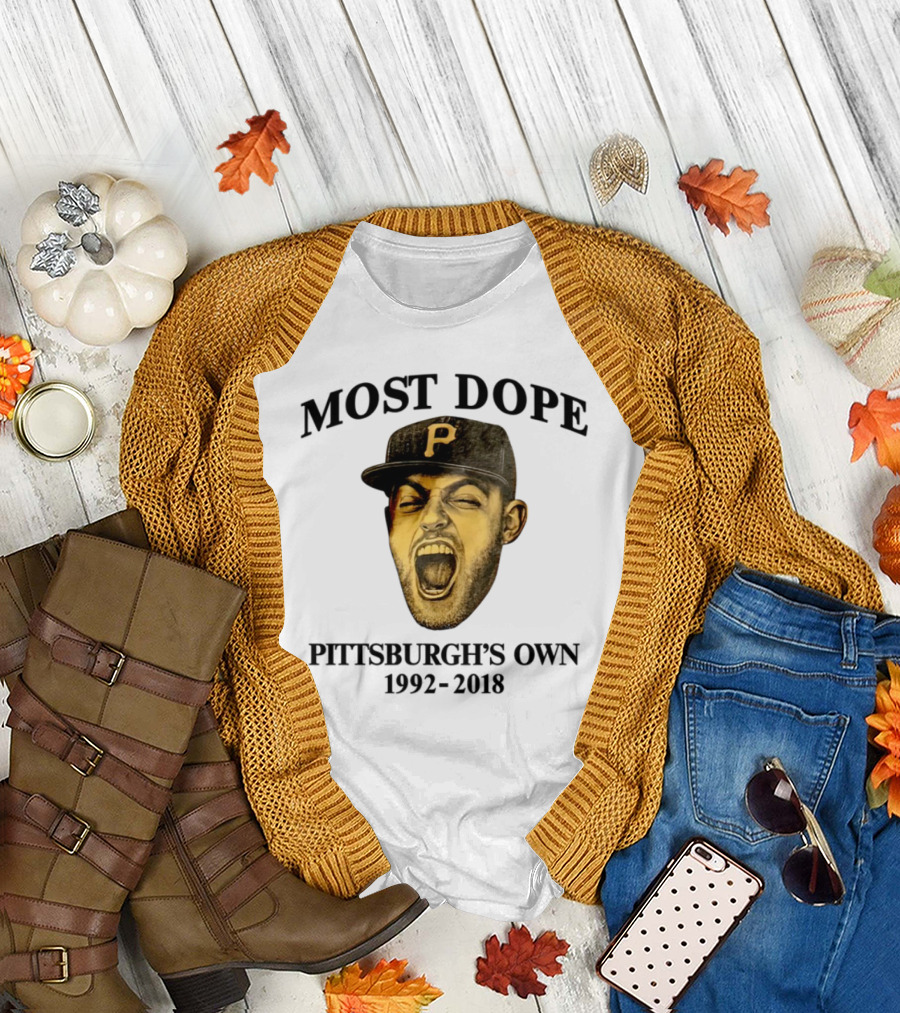 Most Dope Pittsburgh's Own 1992 2018 P Hat Tribute T-Shirt