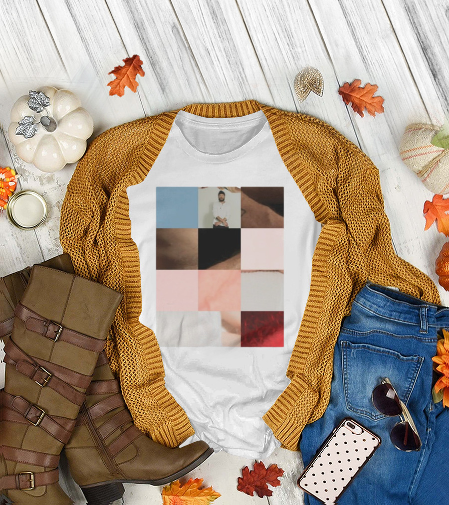 Bon Iver Layout Mosaic Collage T-Shirt