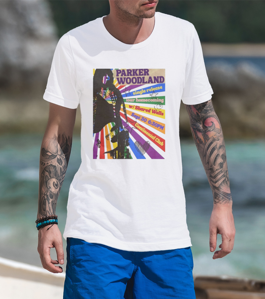 Parker Woodland Single Release Tour Homecoming W/Shared Walls Sept 30 6:30PM Continental Club T-Shirt