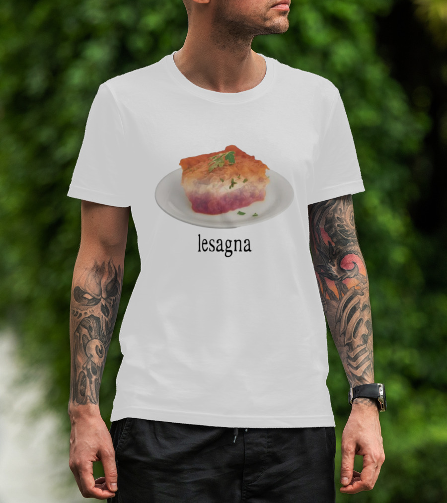 Pridecore Lesagna Rainbow Layered Plate T-Shirt
