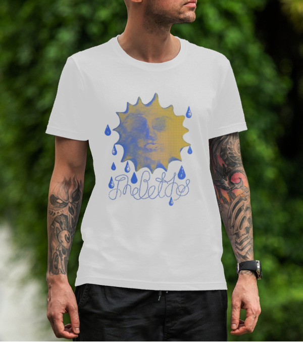 The Beths Sad Sunshine Blue Tears Yellow Face T-Shirt