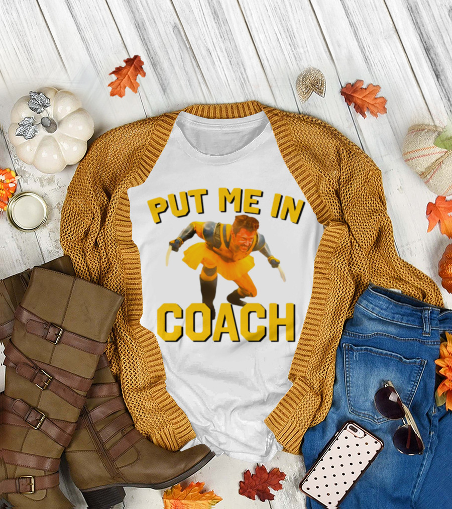 Put Me In Coach Hugh Jackman Wolverine Tutu Costume T-Shirt