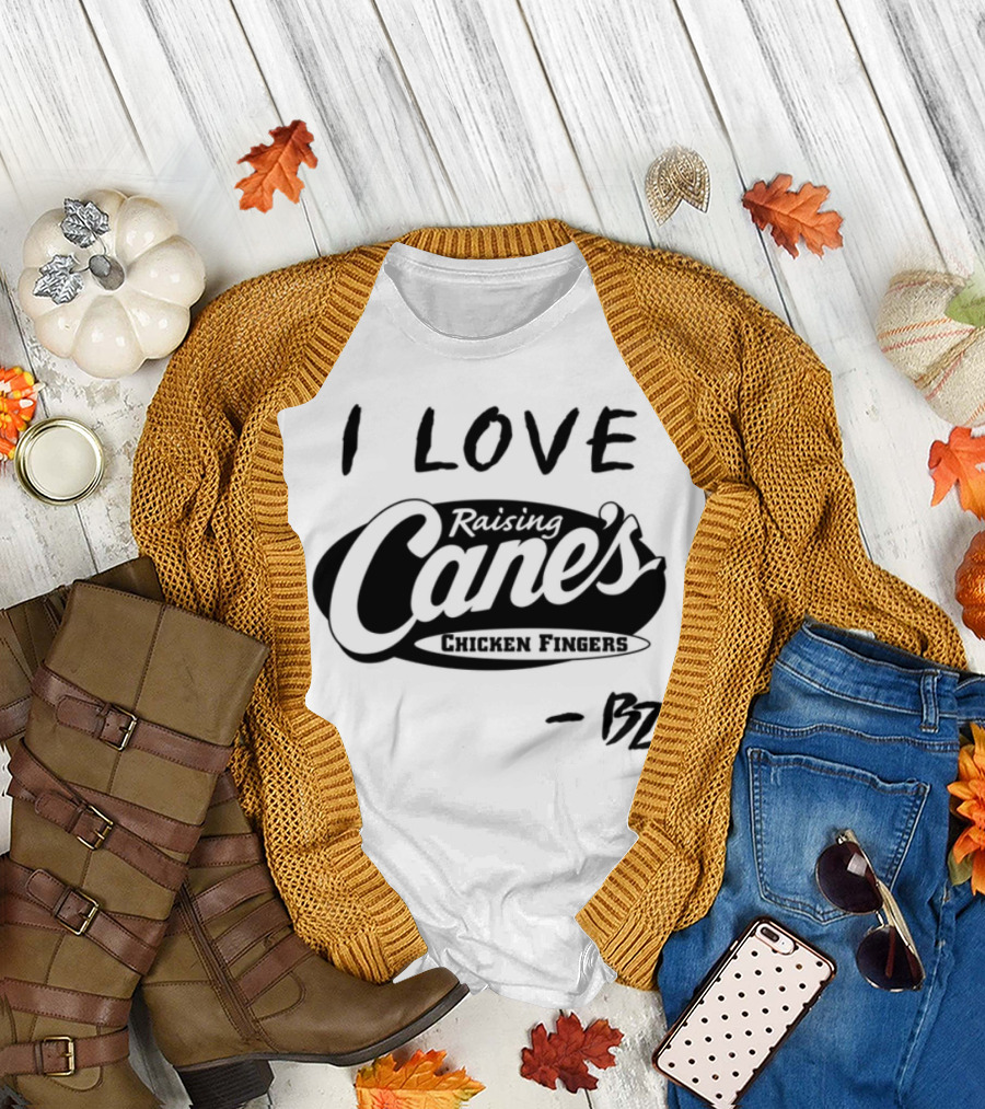 Bailey Zimmerman I Love Raising Cane’s Chicken Fingers FZ T-Shirt