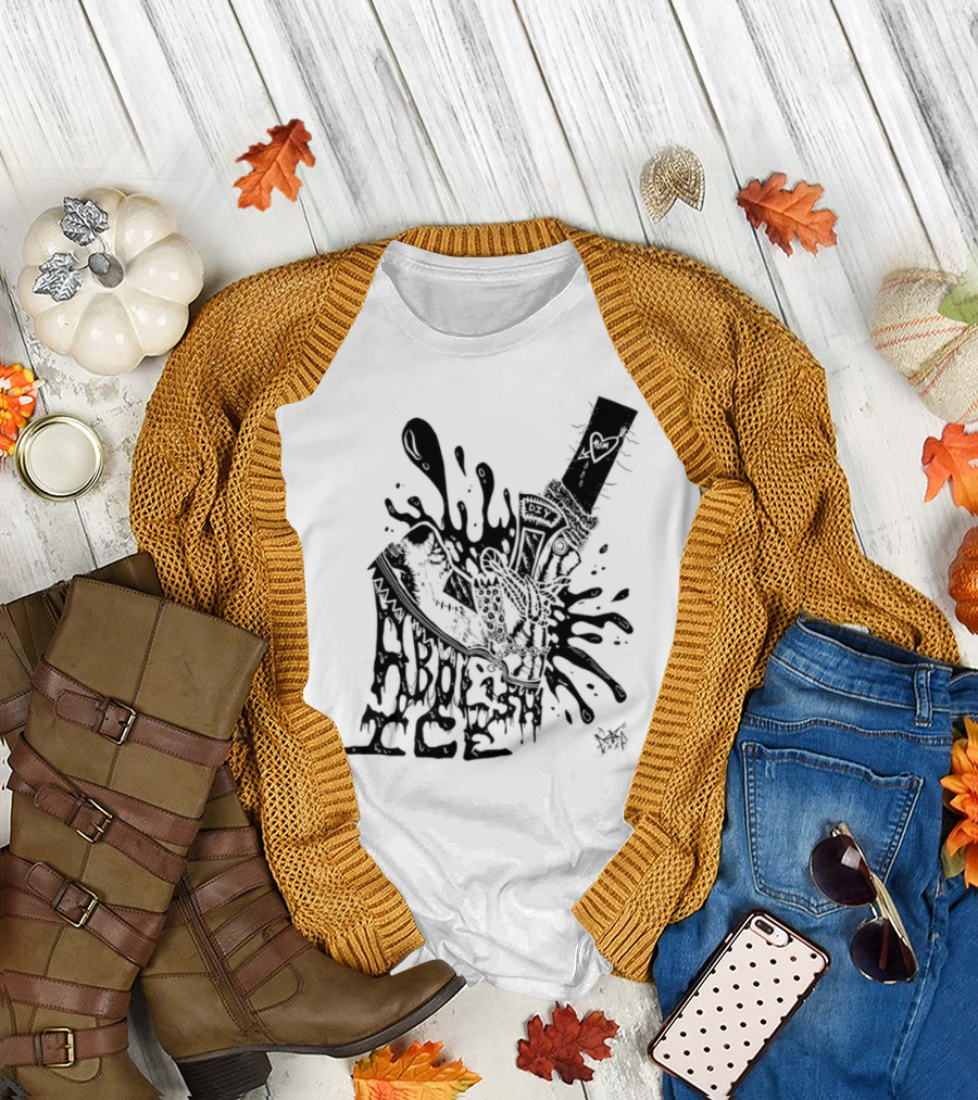 Punkwithacamera Abolish Ice Wildly Vibrant Music and Art Fusion T-Shirt