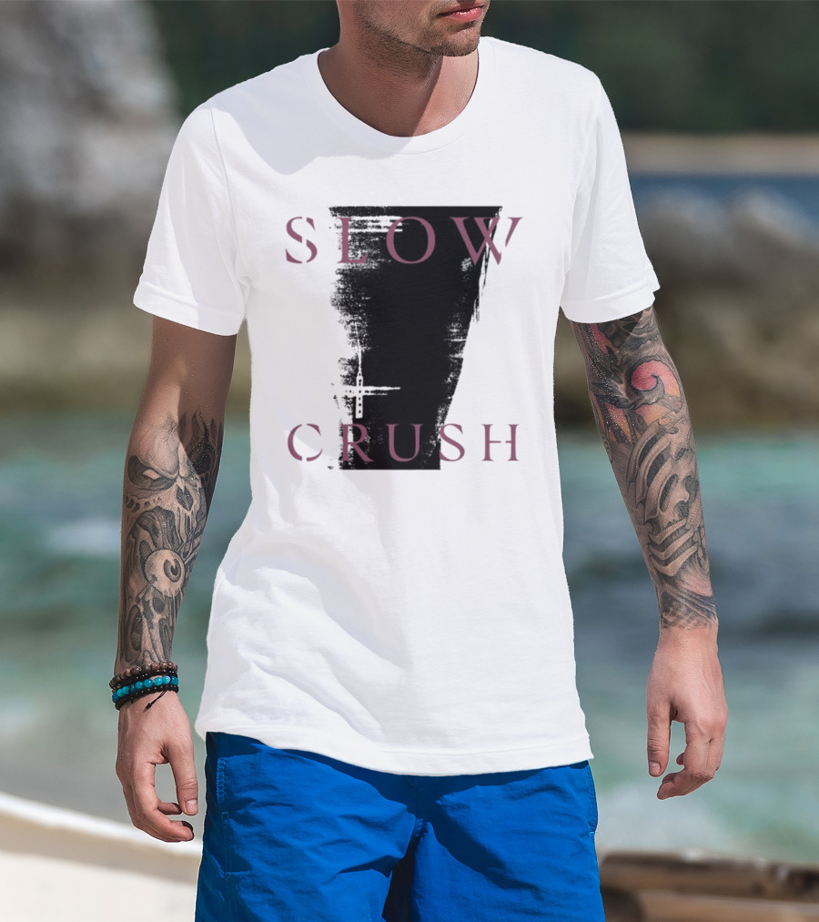 Slow Crush Thirst White 7 T-Shirt