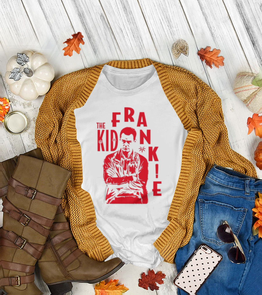 The Kid Frankie Kush Red Bold Text Outline T-Shirt