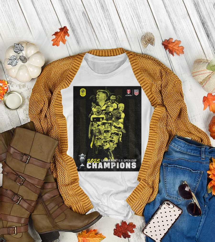 Nashville SC 2025 Lamar Hunt U.S. Open Cup Champions T-Shirt