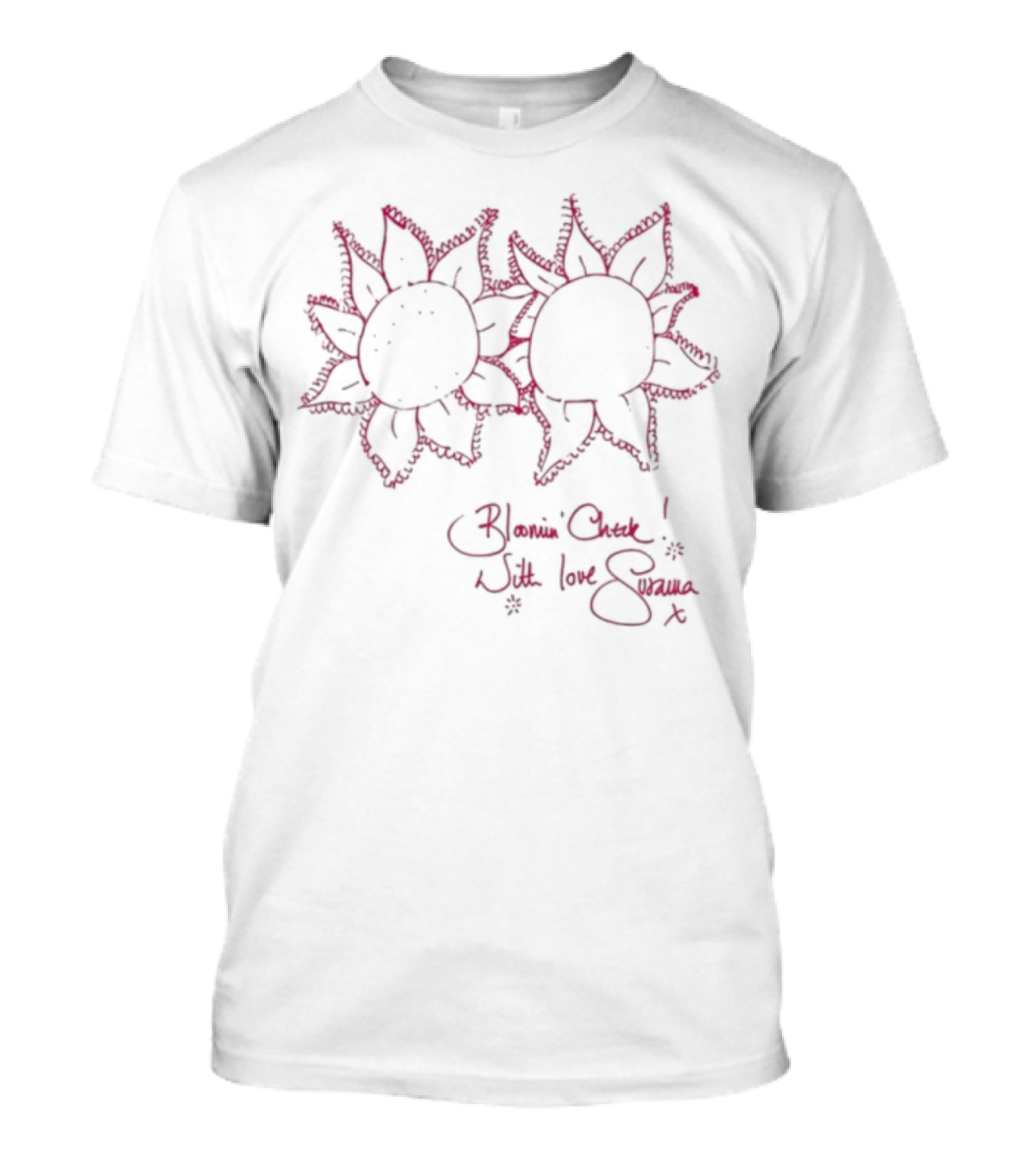 Bloomin’ Check Sitt Love Susanna T-Shirt