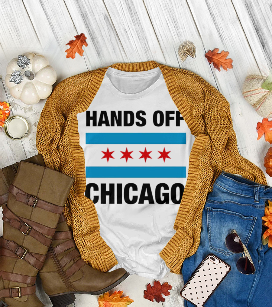 Chicago Flag Iconic Four Red Stars Blue Stripes T-Shirt