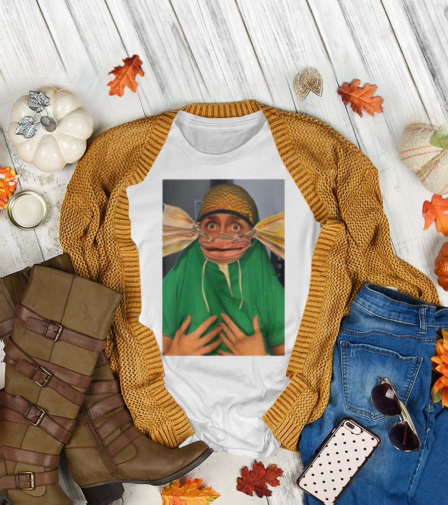 Homesweethome Catfish Mask Costume Creative Look T-Shirt