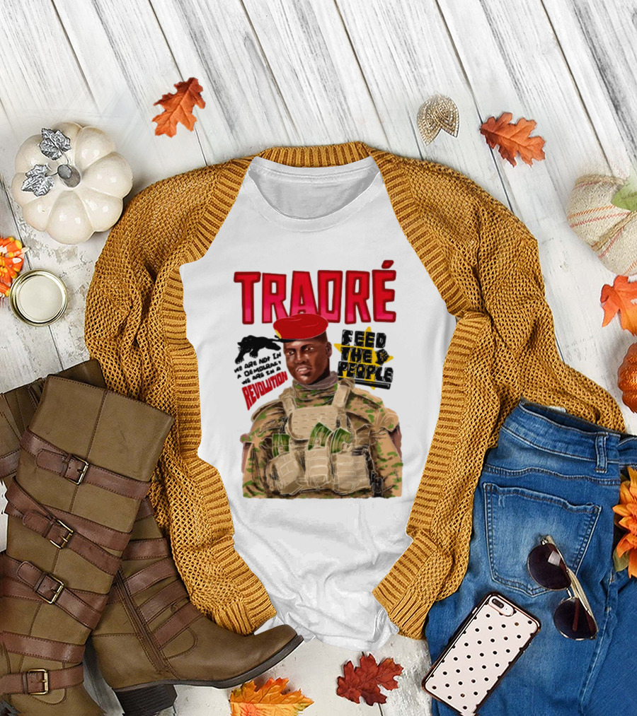 Traoré Revolution Ibrahim Feed the People T-Shirt