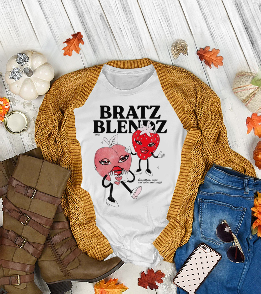 Sad Patron Stylin Bratz Blendz Fruit Characters T-Shirt