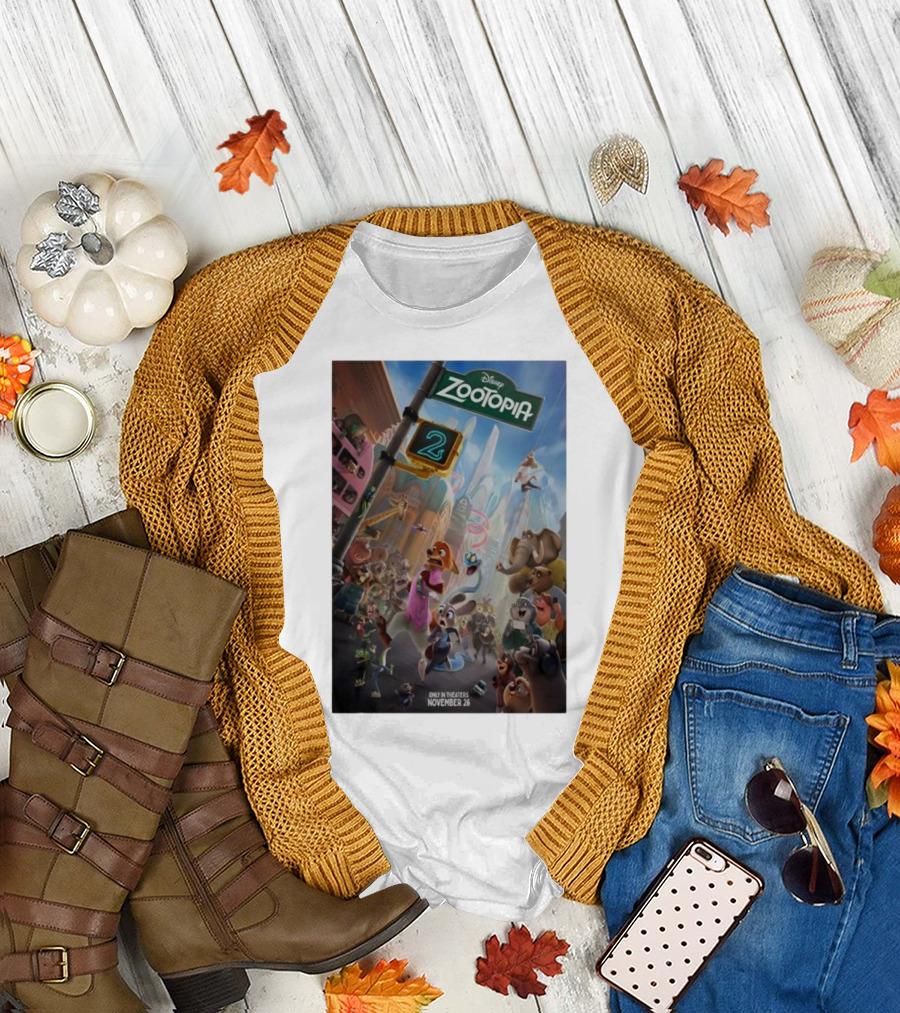Disney Zootopia 2 Movie November 26 Only In Theaters T-Shirt