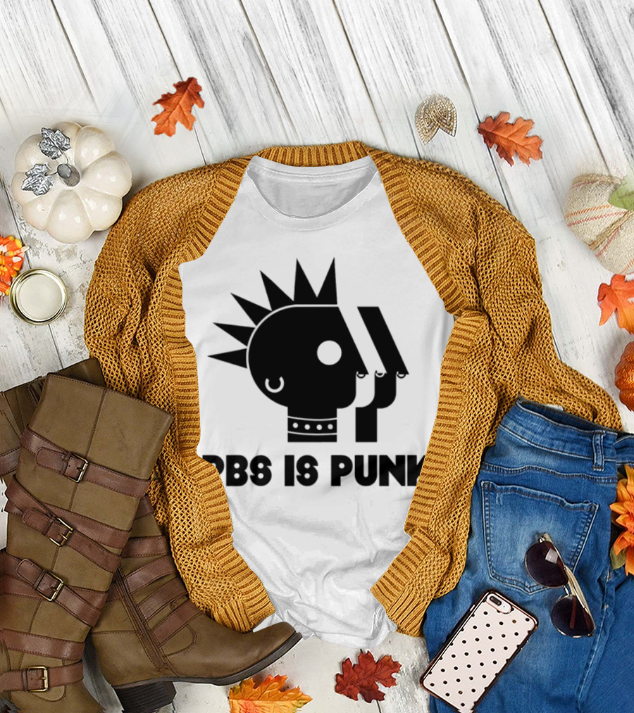 Two Crow Collective PBS Is Punk Vintage Cassette Vinyl Roots T-Shirt