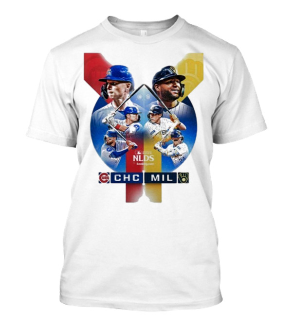 2025 MLB Postseason Chicago Cubs Vs Milwaukee Brewers NLDS Matchup T-Shirt