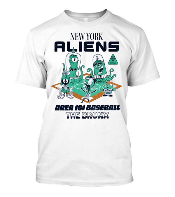 New York Aliens Area 161 Baseball The Bronx T-Shirt