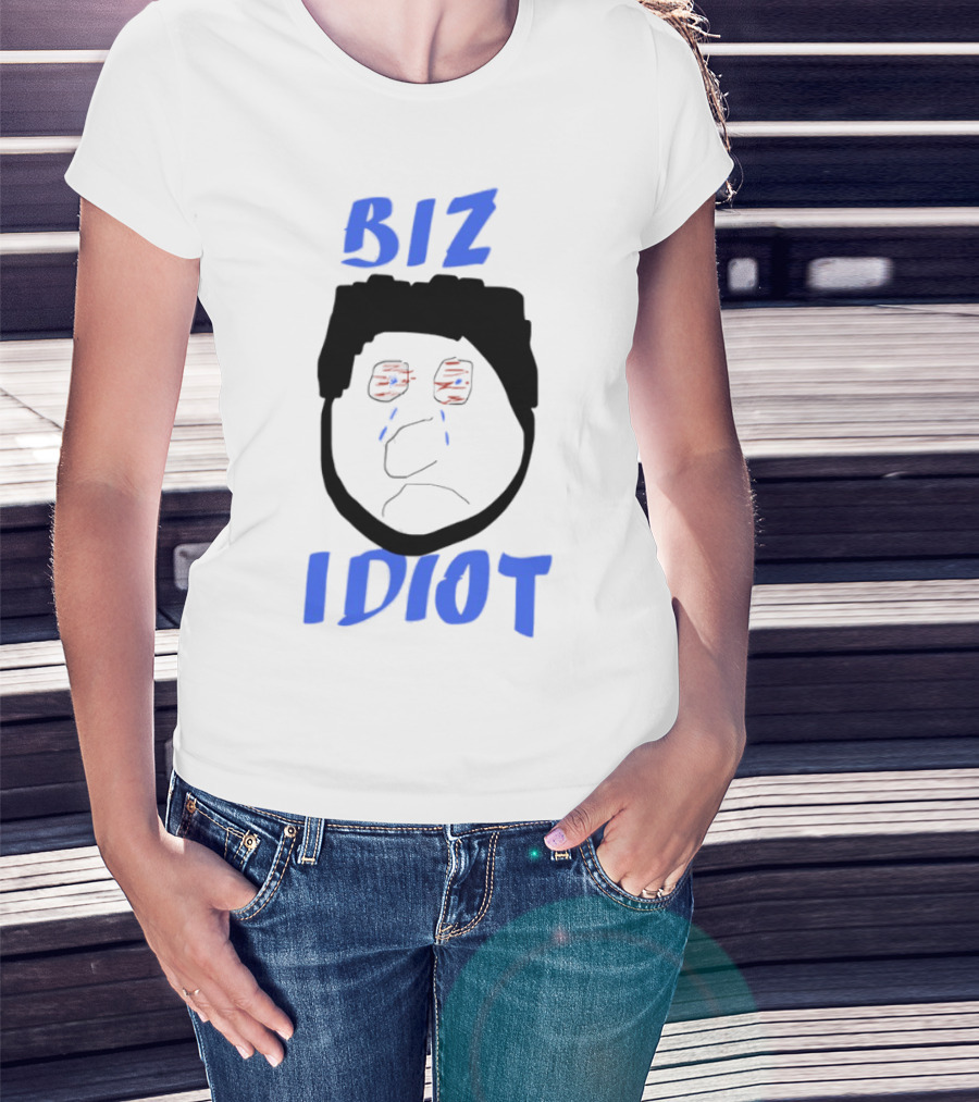 Biz Idiot Meme Renaissance Style Tears T-Shirt