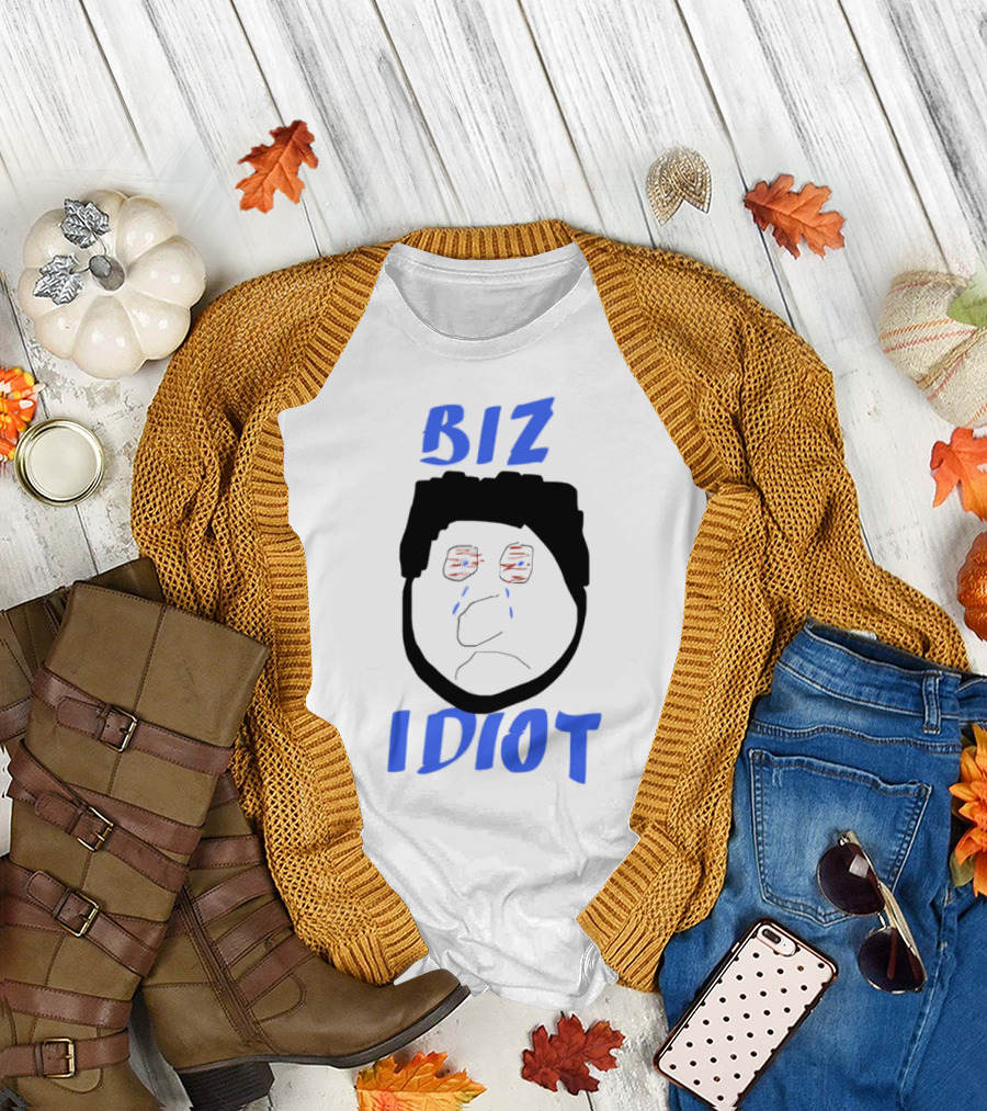 Biz Idiot Meme Renaissance Style Tears T-Shirt